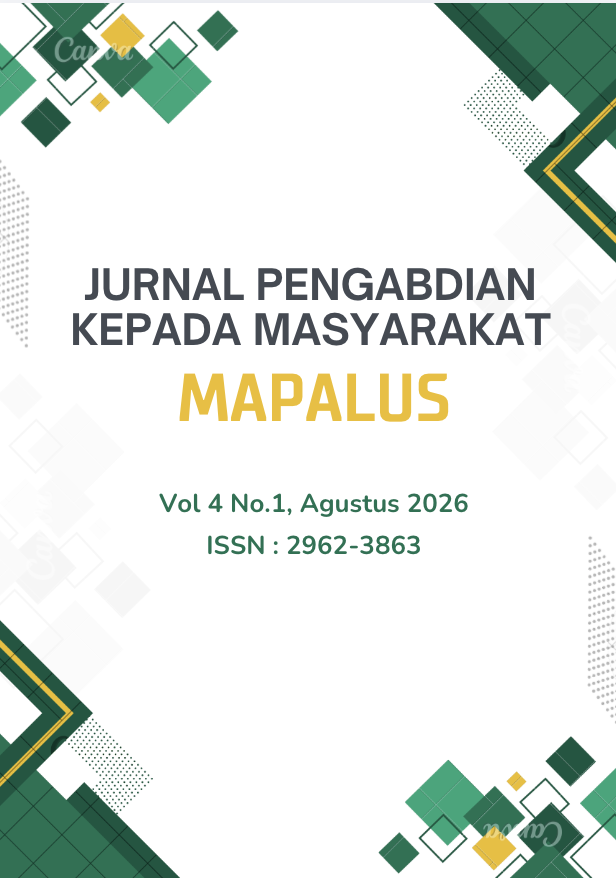 					Lihat Vol 4 No 1 (2026): Jurnal Pengabdian Kepada Masyarakat MAPALUS
				